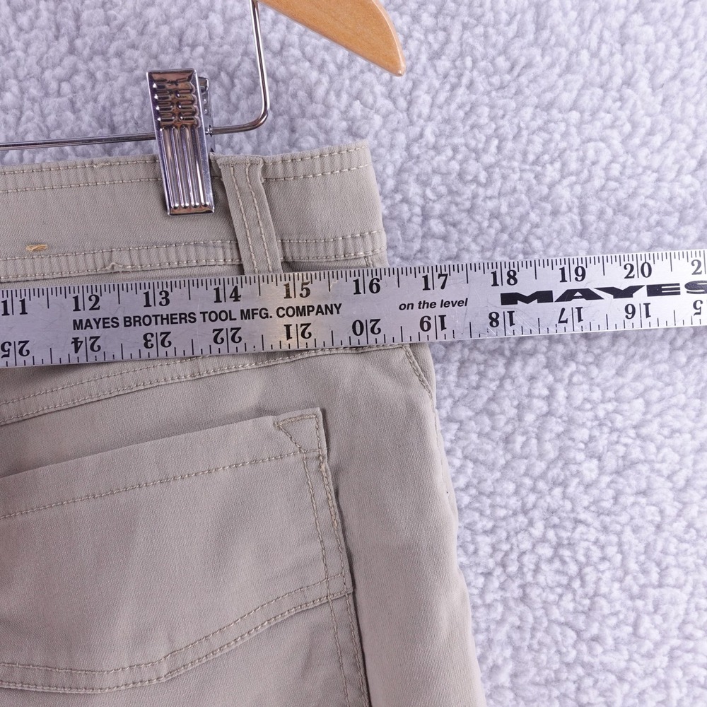 Prana Zion Slim Fit Pants Mens 32x34 Khaki Tan Hiking Climbing Outdoor Trousers - Picture 7 of 10